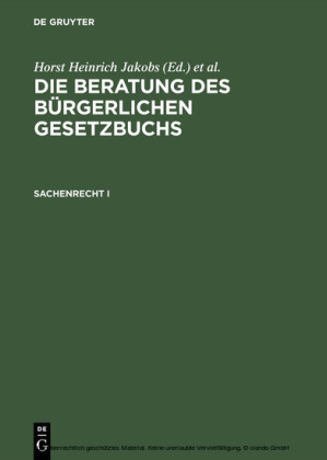 Sachenrecht I