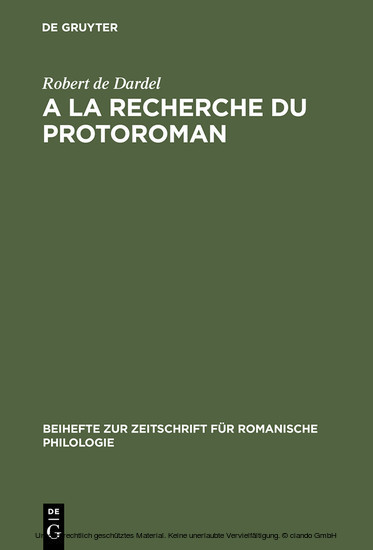 A la recherche du protoroman main product photo