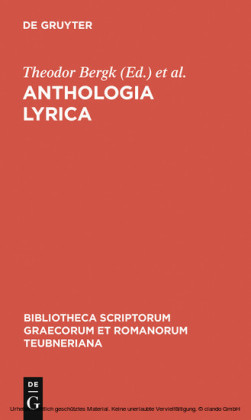 Anthologia lyrica
