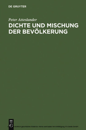 Dichte und Mischung der Bevölkerung
