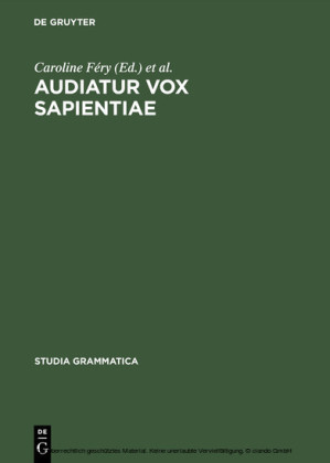 Audiatur Vox Sapientiae