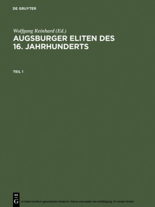 Augsburger Eliten des 16. Jahrhunderts