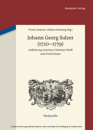 Johann Georg Sulzer (1720-1779)