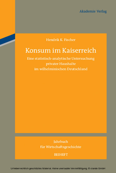 Konsum im Kaiserreich main product photo