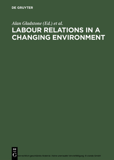 Labour Relations in a Changing Environment main product photo