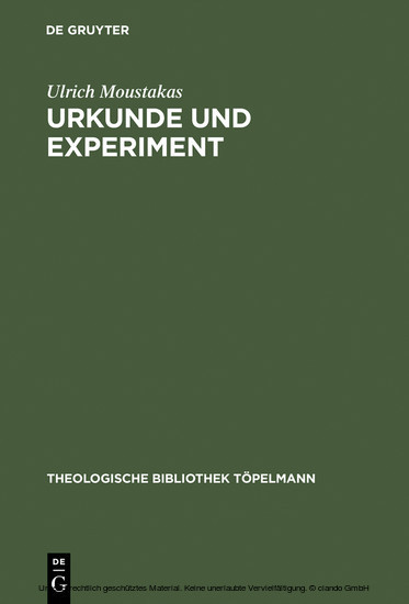 Urkunde und Experiment main product photo