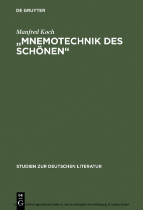'Mnemotechnik des Schönen'