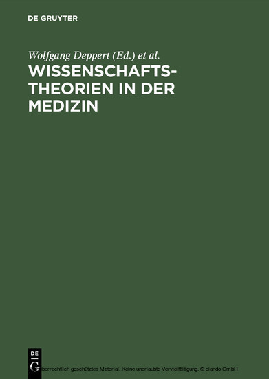 Wissenschaftstheorien in der Medizin main product photo