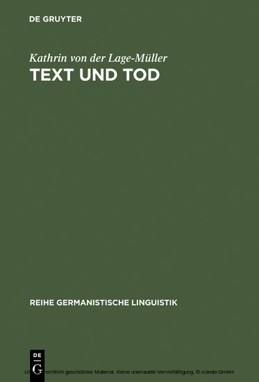 Text und Tod main product photo