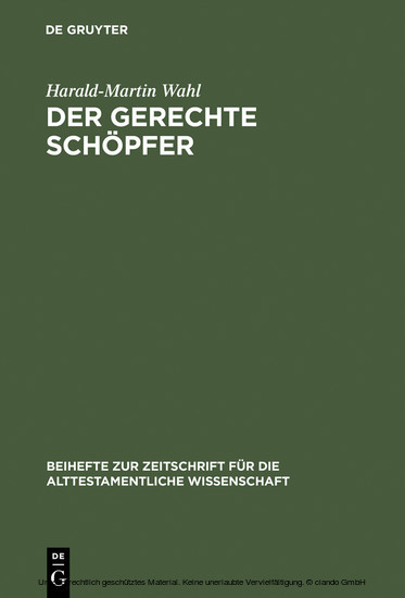 Der gerechte Schöpfer main product photo