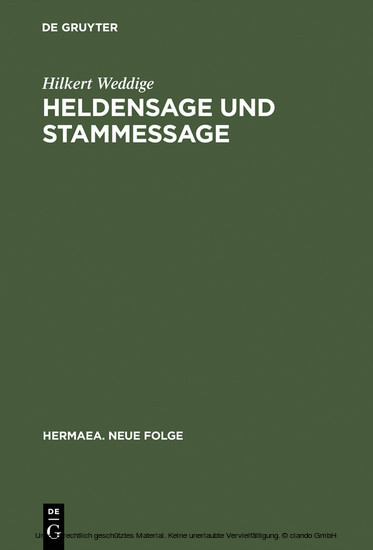 Heldensage und Stammessage main product photo