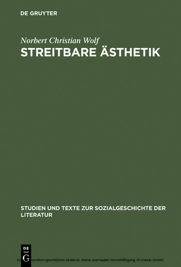 Streitbare Ästhetik main product photo