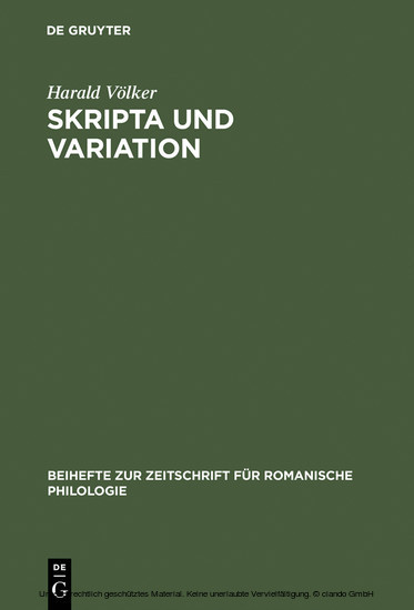Skripta und Variation main product photo