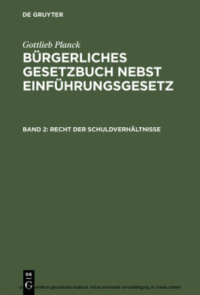 Recht der Schuldverhältnisse