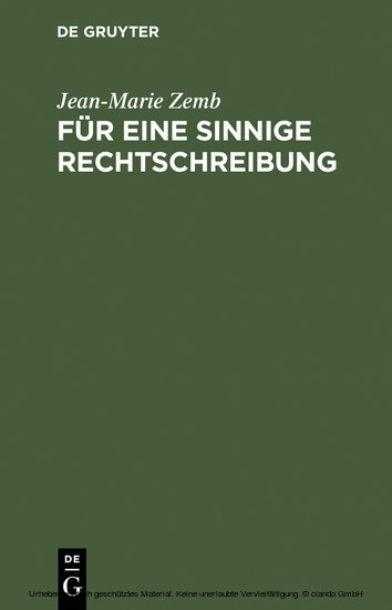 Für eine sinnige Rechtschreibung main product photo