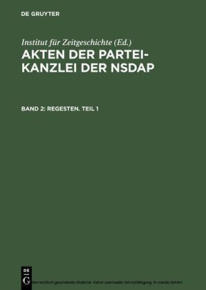 Regesten. Teil 1