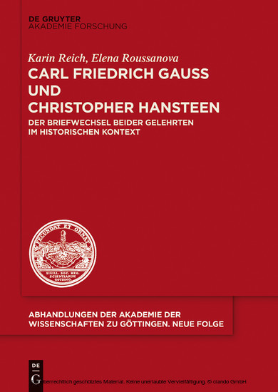 Carl Friedrich Gauß und Christopher Hansteen main product photo