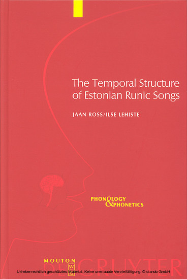 The Temporal Structure of Estonian Runic Songs main product photo
