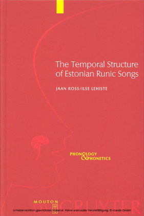 The Temporal Structure of Estonian Runic Songs