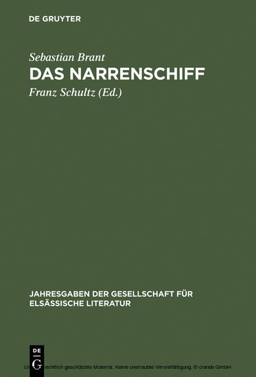 Das Narrenschiff main product photo