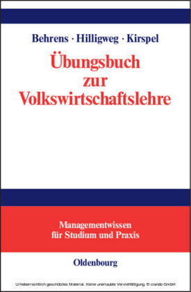 Übungsbuch zur Volkswirtschaftslehre