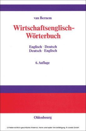 Wirtschaftsenglisch-Wörterbuch