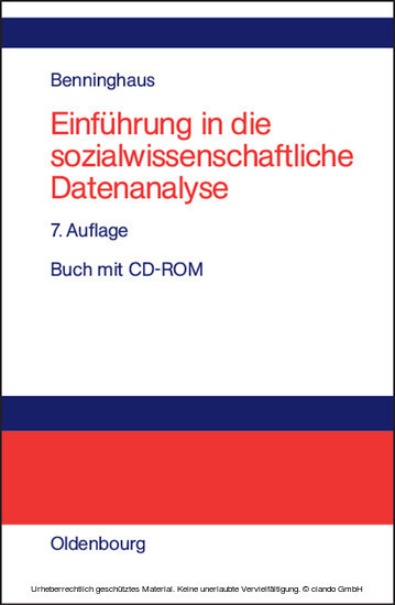 Einführung in die sozialwissenschaftliche Datenanalyse main product photo