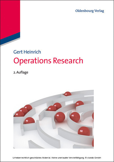 Operations Research main product photo