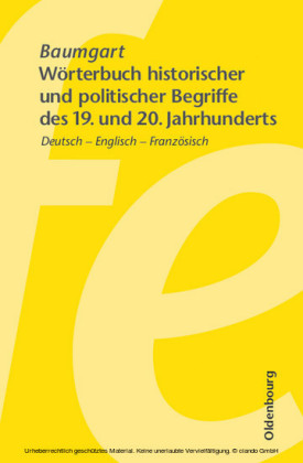 Wörterbuch historischer und politischer Begriffe des 19. und 20. Jahrhunderts
