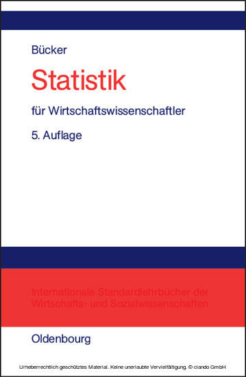 Statistik für Wirtschaftswissenschaftler main product photo