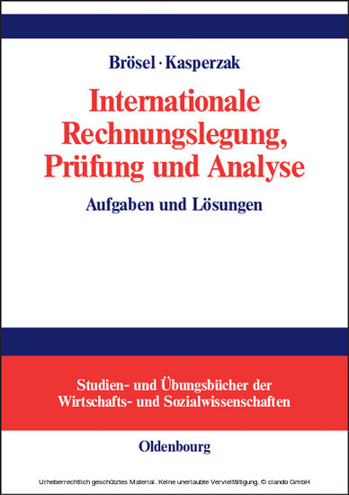 Internationale Rechnungslegung, Prüfung und Analyse main product photo