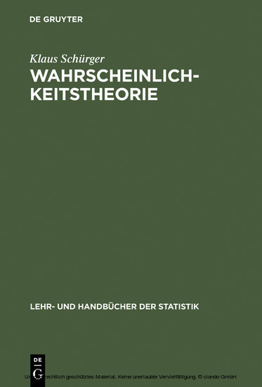 Wahrscheinlichkeitstheorie main product photo