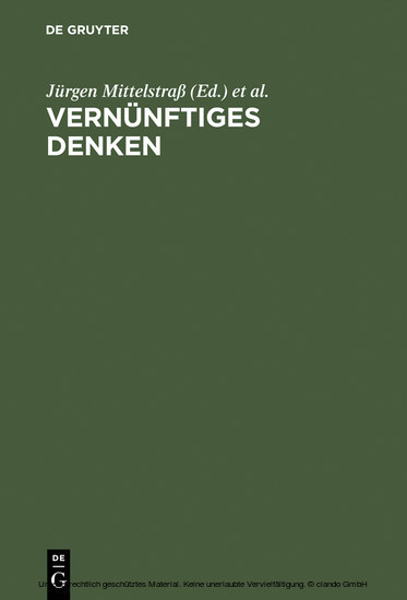 Vernünftiges Denken main product photo