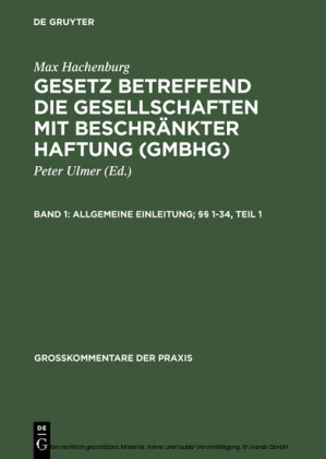 Allgemeine Einleitung; 1-34