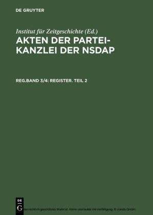 Register. Teil 2