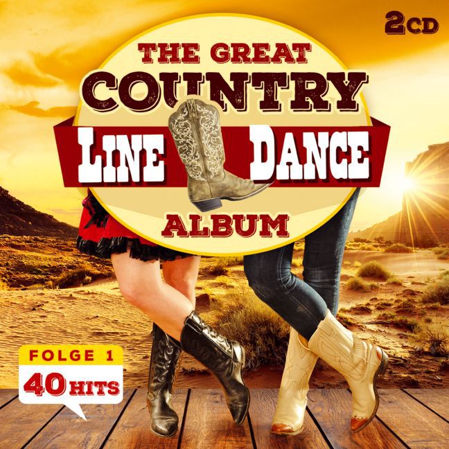 The Great Country Line Dance Album 40 Hits, 2 Audio-CD main product photo
