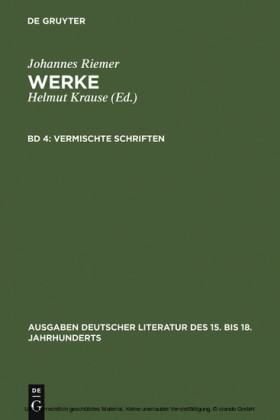 Vermischte Schriften