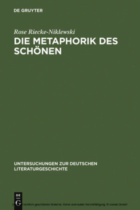 Die Metaphorik des Schönen