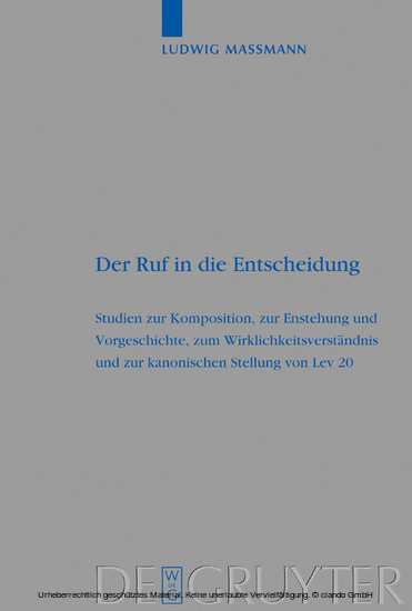 Der Ruf in die Entscheidung main product photo