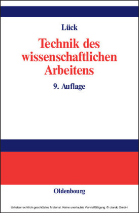 Technik des wissenschaftlichen Arbeitens