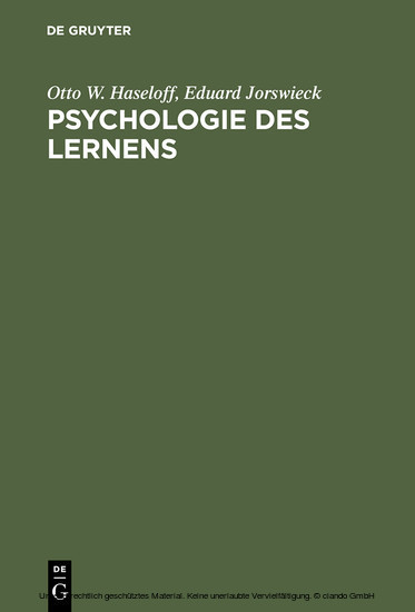 Psychologie des Lernens main product photo