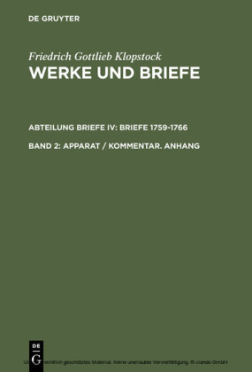 Apparat / Kommentar. Anhang