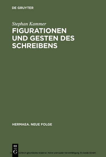 Figurationen und Gesten des Schreibens main product photo