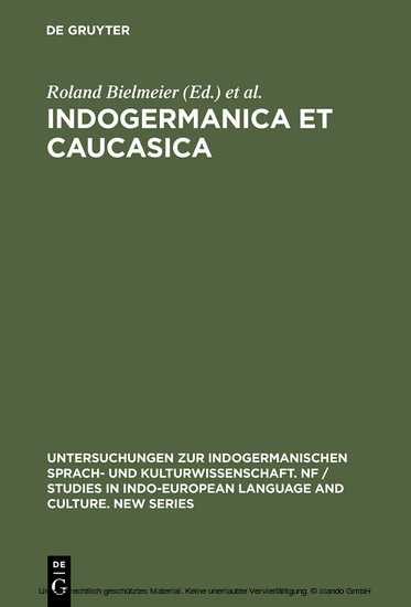 Indogermanica et Caucasica main product photo