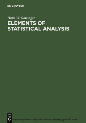 Elements of Statistical Analysis