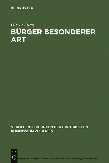Bürger besonderer Art main product photo