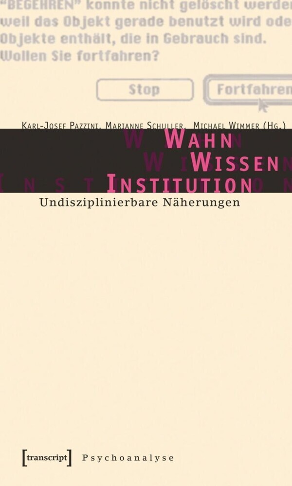 Wahn - Wissen - Institution main product photo
