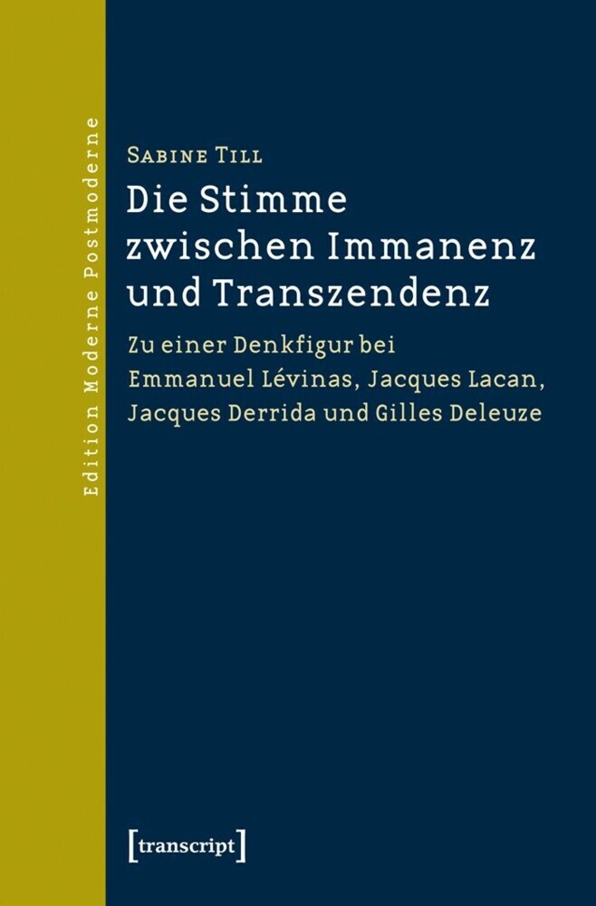 Die Stimme zwischen Immanenz und Transzendenz main product photo