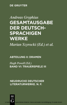 Trauerspiele III