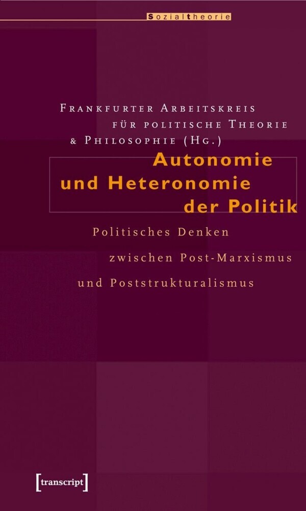 Autonomie und Heteronomie der Politik main product photo